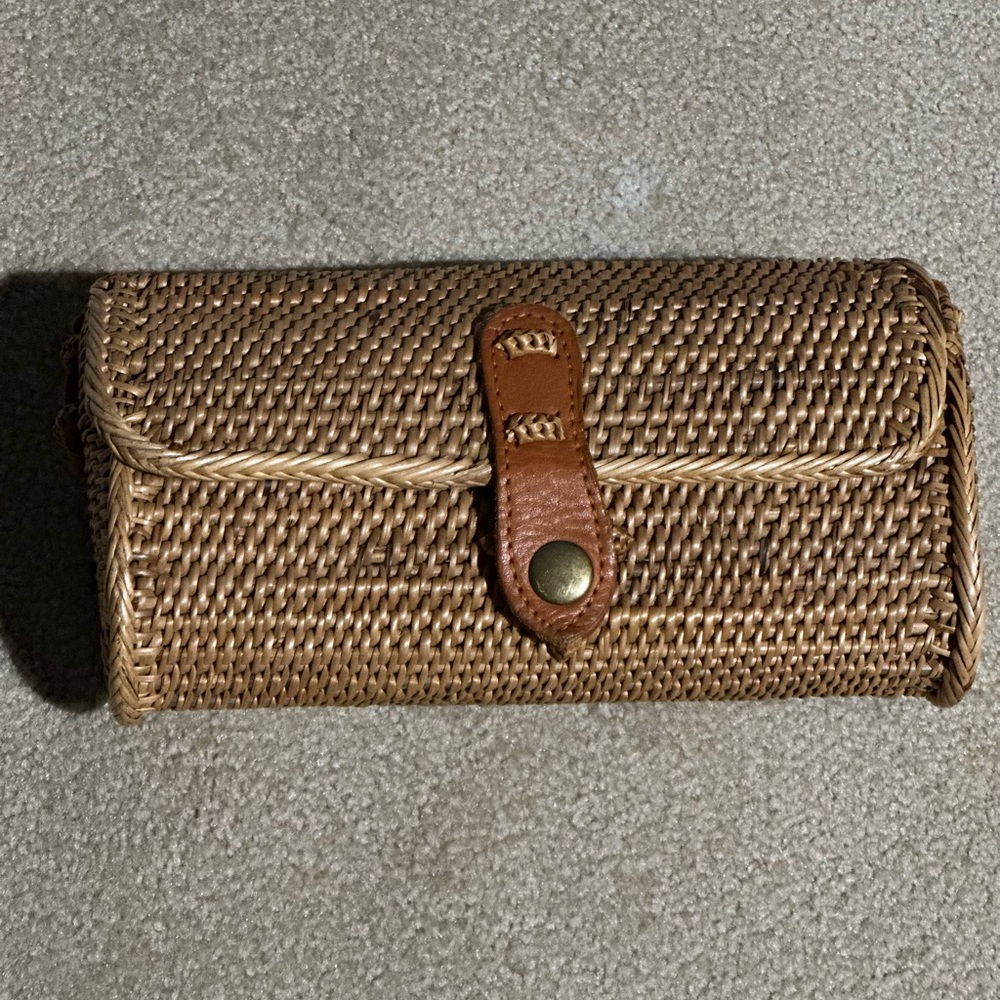 Rattan Bali bag /clutch